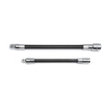 2 Piece 1/4" & 3/8" Drive Flex Extension Set 6" & 8"