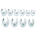 10 Piece 3/8 Drive Ratcheting Crowfoot Metric Wrench Set