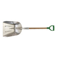 Garant® Practica 37014 Lightweight Grain Scoop, 29 in L Handle, 18-3/4 in L x 15 in W Blade, Aluminum Blade, Hardwood Handle