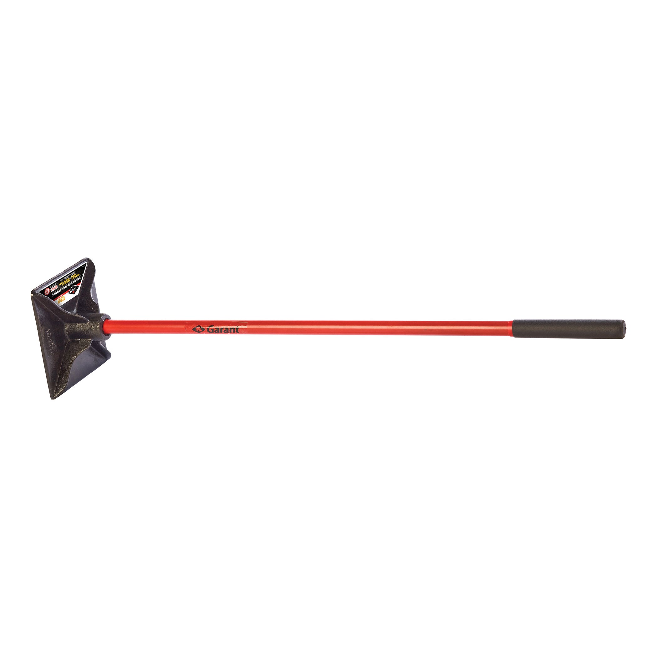 Garant® 80071 Pro Series Industrial-Grade Tamper, 48 in L Handle, 10 in L x 10 in W Blade, Forged Steel Blade, Fiberglass Handle