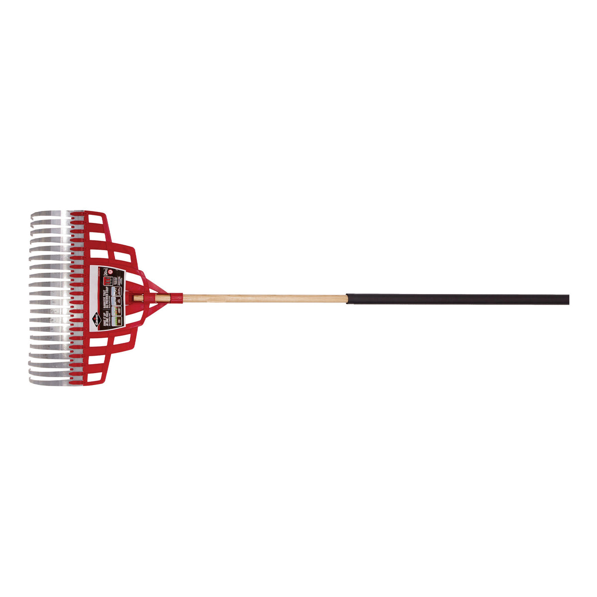 Garant Rake Display Garant® 80351 Multi-Purpose Lawn Rake, 3-3/4 in L Tines, 20 in W Tines ...