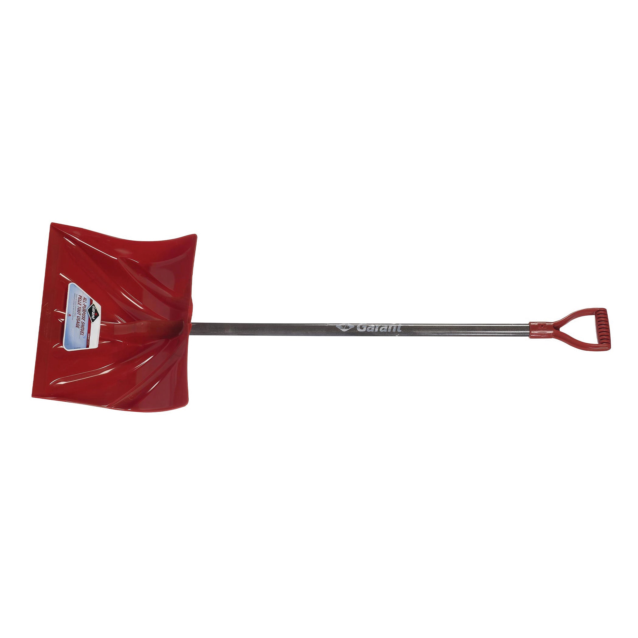 Garant® 80598 Nordic Snow Mountain Shovel, 13-1/2 in H x 18 in W, Poly Blade, 51 in L Handle
