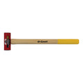 Garant® 81319 Pro Series Industrial-Grade Sledge Hammer, 23 in OAL, 4 lb Drop-Forged/Tempered Steel Head, Hickory Handle