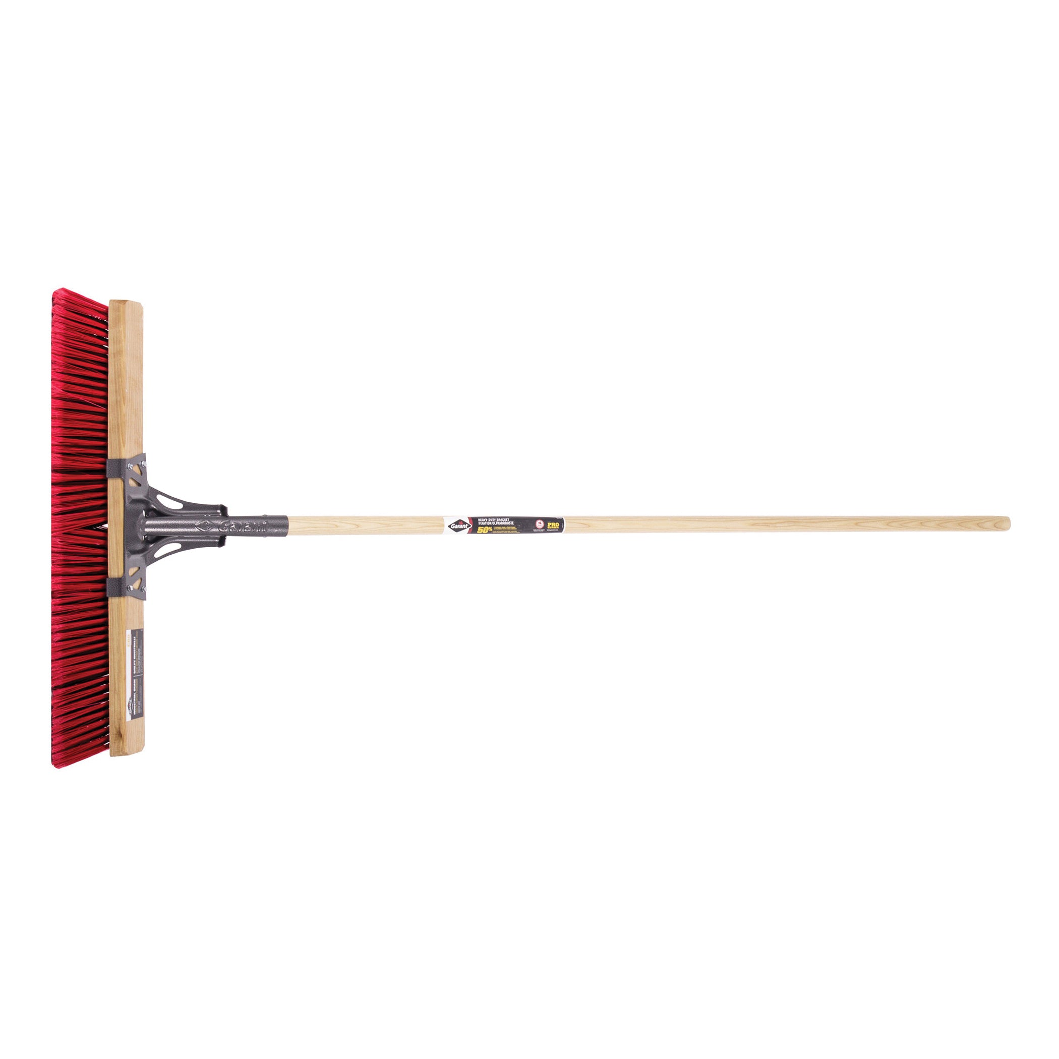 Garant® 83937 Pro Series Industrial-Grade Push Broom, 64 in OAL