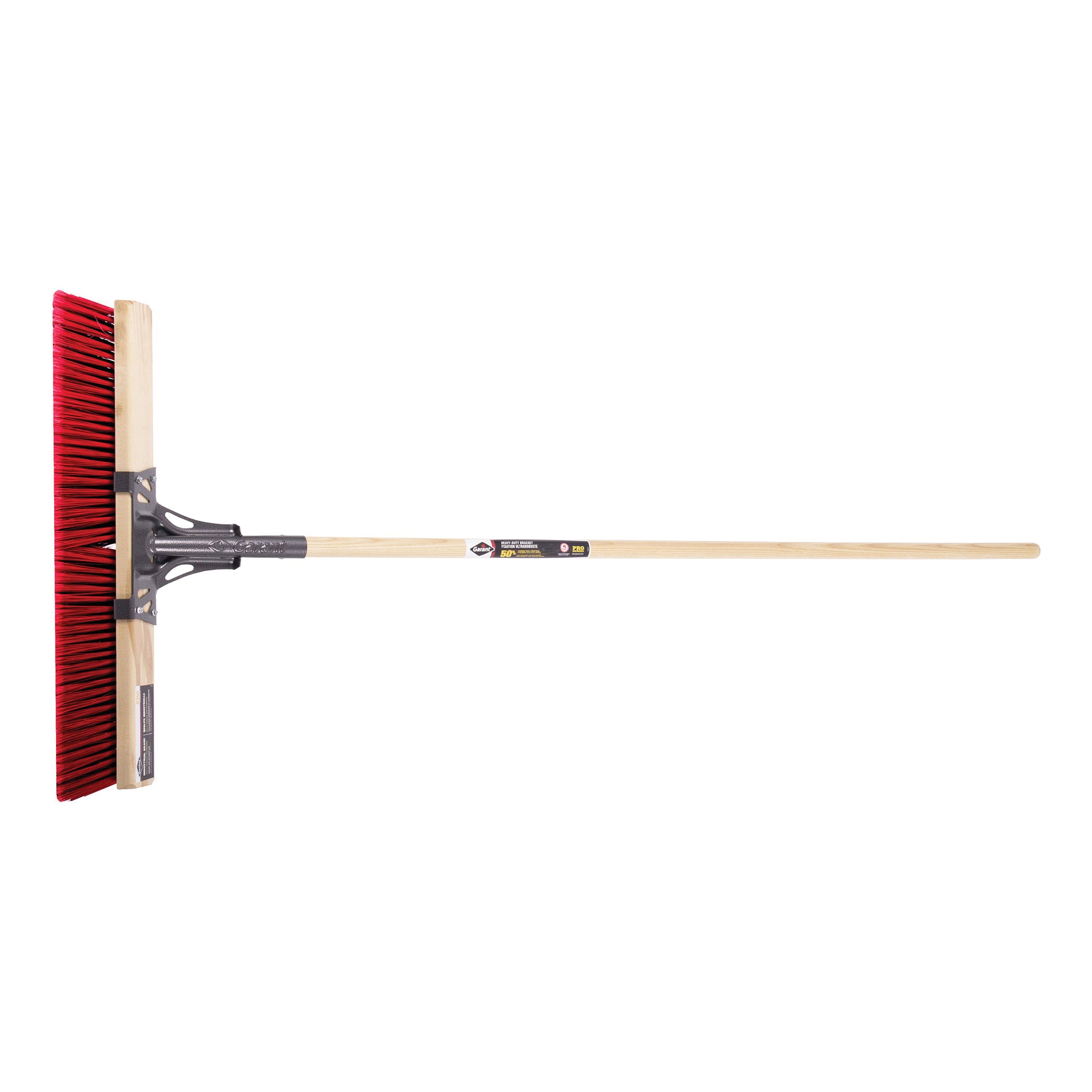 Garant® 83940 Pro Series Industrial-Grade Push Broom, 64 in OAL