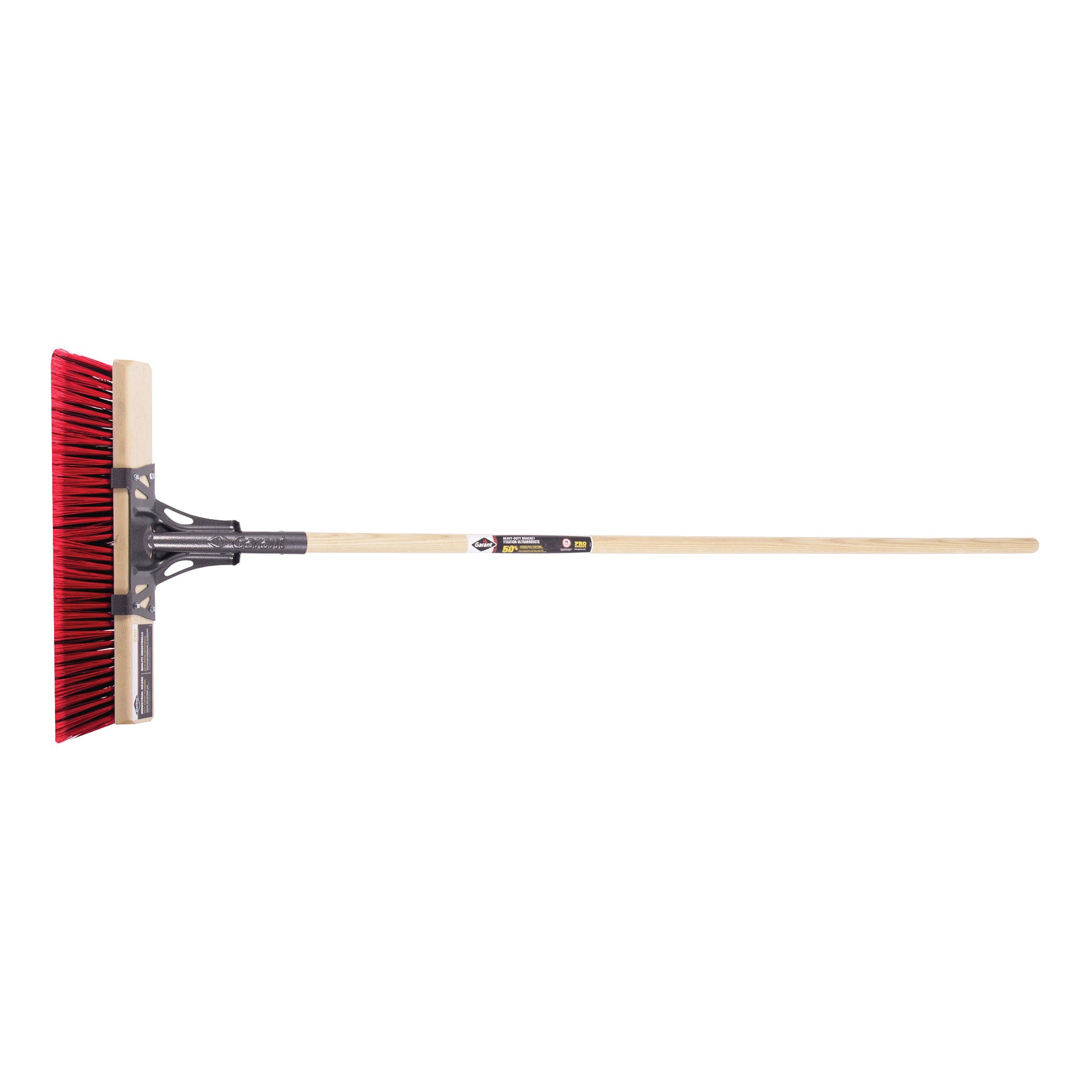 Garant® 83942 Pro Series Industrial-Grade Push Broom, 64 in OAL