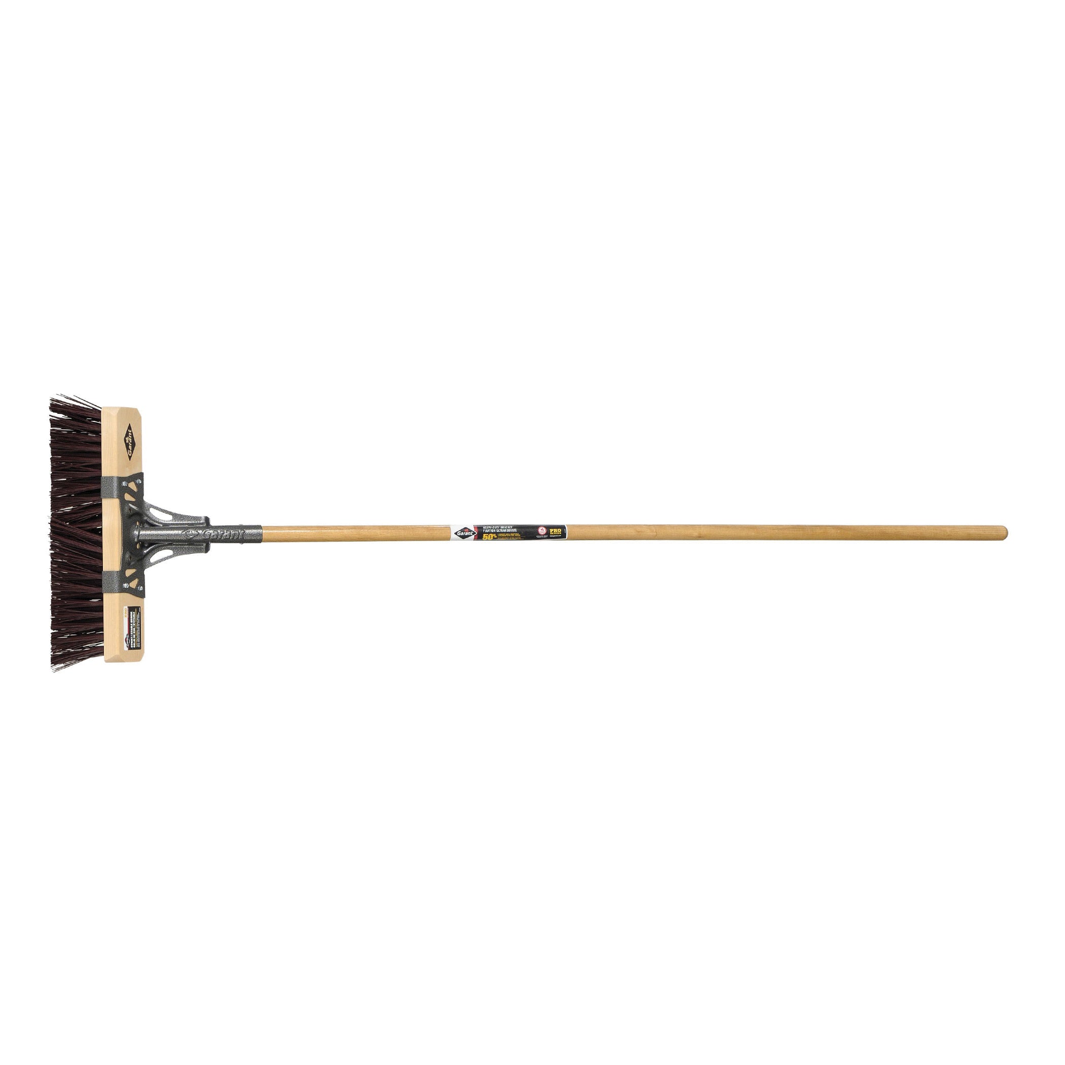 Garant® 84245 Pro Series Industrial-Grade Street/Stable Broom, 67 in OAL, Synthetic Fiber Bristle