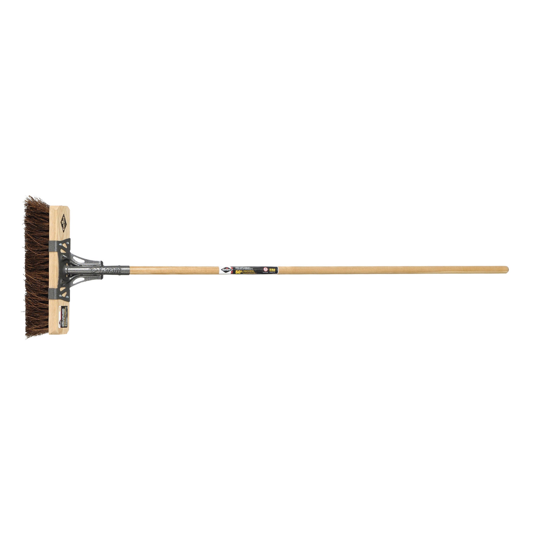 Garant® 84248 Pro Series Industrial-Grade Street/Stable Broom, 67 in OAL, Palmyra Fiber Bristle