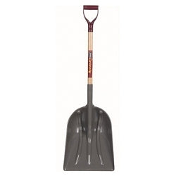 Garant® GPG12D Agro Series Lightweight Heavy Duty Grain Scoop, 30-1/4 in L Handle, 14-1/2 in L x 18-1/2 in W Blade, ABS Blade, Wood Handle