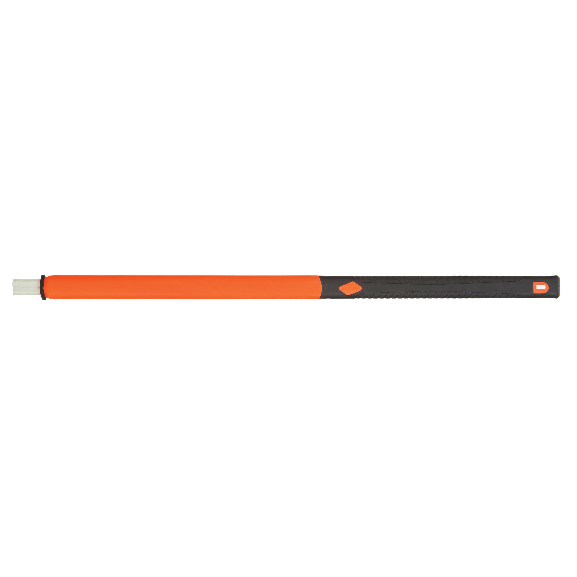 Garant® HSH0634F Replacement Handle With Black/Orange Thermo Plastic Rubber Safety Grip, 6 to 16 lb, For Use With Sledge Hammer, 1-1/2 in W, 34 in L, Fiberglass, Black/Orange
