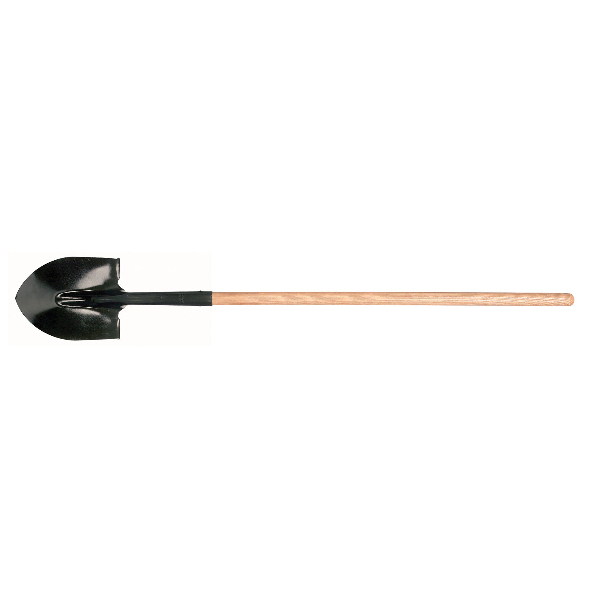 Garant® LHR2L Shovel, Tempered Steel Blade, 10-3/4 in L x 8 in W, Round Blade Point, 42 in L Handle