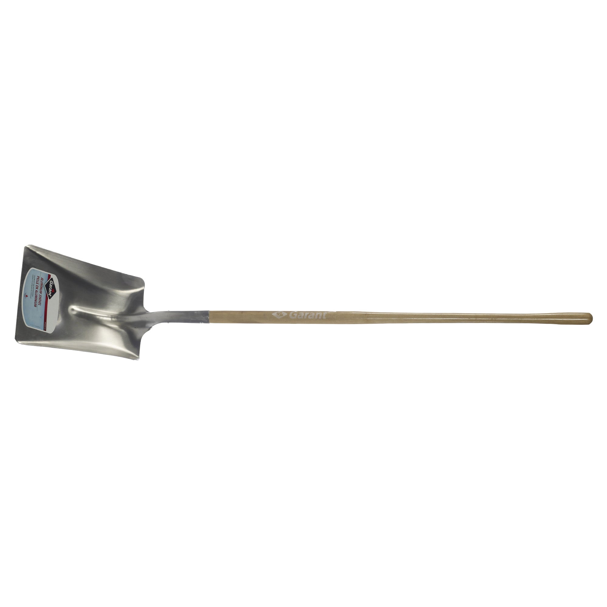Garant® YA115L Snow Shovel, 11-1/2 in W, Aluminum Blade, 48 in L Handle