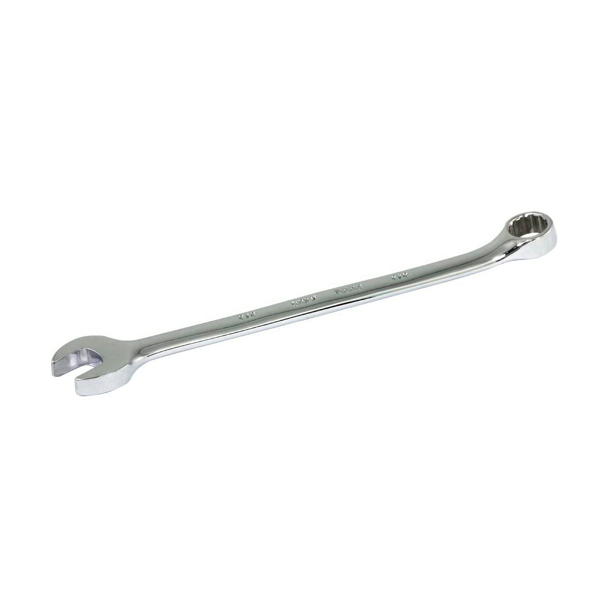 Gray Tools 3112 Double Hex Combination Wrench, Imperial, 3/8 in, 12 Points, 15 deg Offset, 6 in OAL, Mirror Chrome, ANSI B107.6