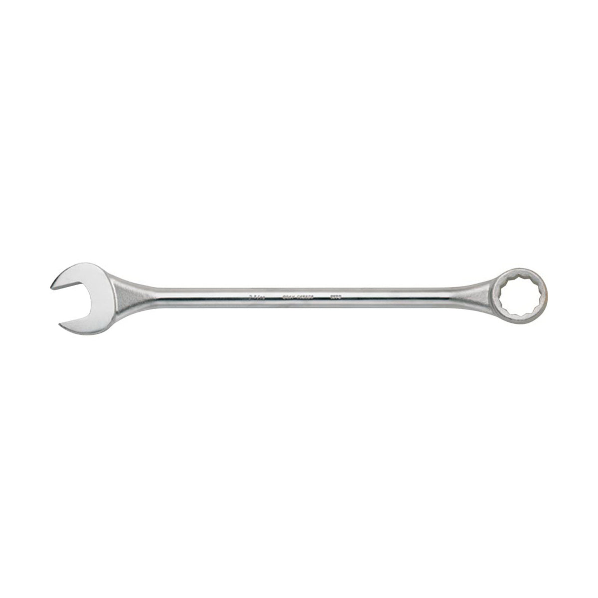 Gray Tools 3150 Large Round Shank Combination Wrench, Imperial, 1-9/16 in, 12 Points, 15 deg Offset, 24 in OAL, Polished Chrome/Satin, ANSI B107.6|AS954