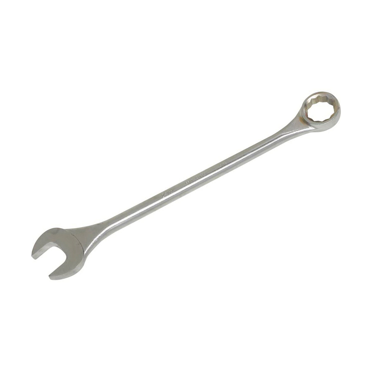 Gray Tools 3174 Large Round Shank Combination Wrench, Imperial, 2-5/16 in, 12 Points, 15 deg Offset, 30-1/2 in OAL, Polished Chrome/Satin, ANSI B107.6|AS954