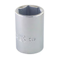 Gray Tools 412 Socket, 1/2 in Hex Drive, 3/4 in Standard Socket, 6 Points