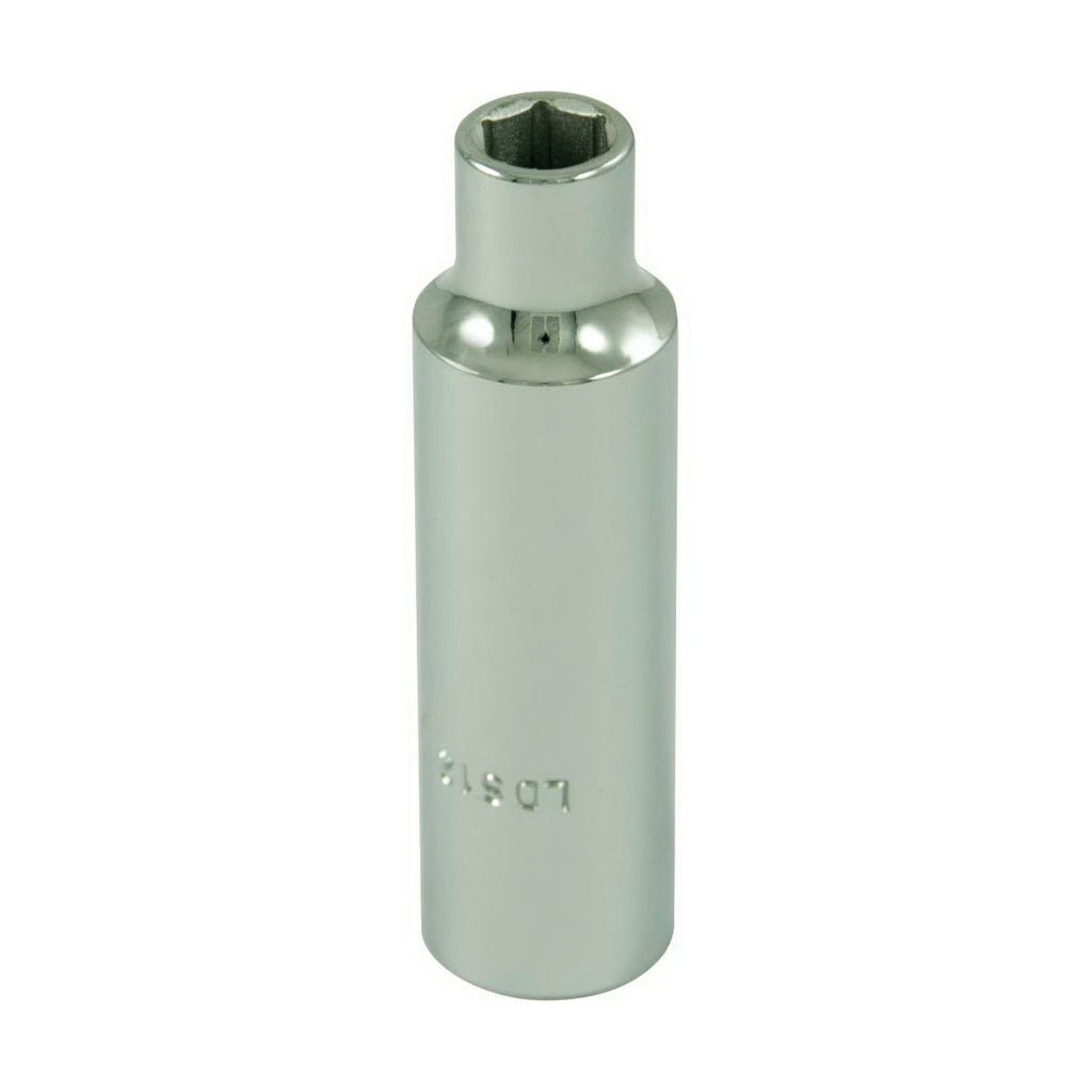 Gray Tools LDS12 Deep Socket, Imperial, 1/2 in, 3/8 in Hex Socket, 6 Points