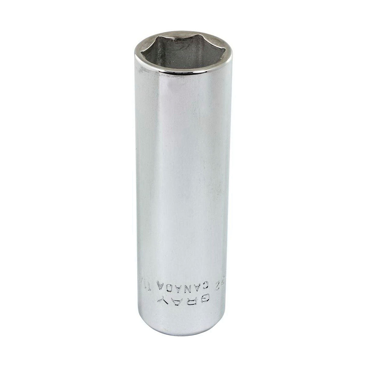 Gray Tools LDS22 Deep Socket, Imperial, 1/2 in, 11/16 in Hex Socket, 6 Points