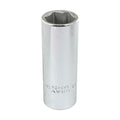 Gray Tools LDS26 Deep Socket, Imperial, 1/2 in, 13/16 in Hex Socket, 6 Points