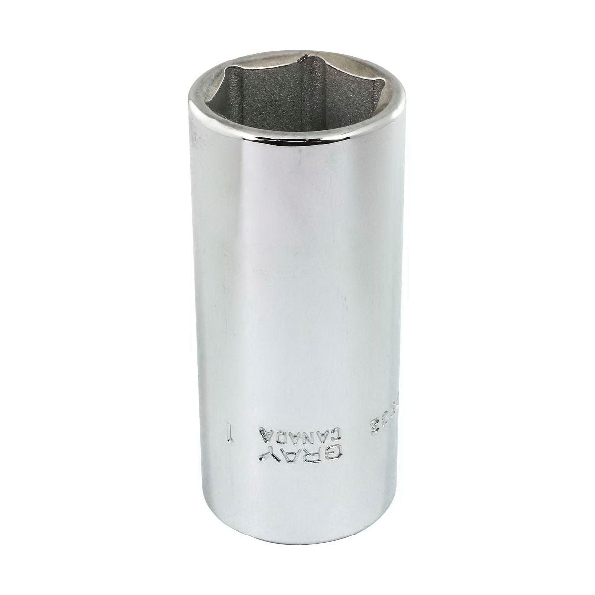 Gray Tools LDS32 Deep Socket, Imperial, 1/2 in, 1 in Hex Socket, 6 Points