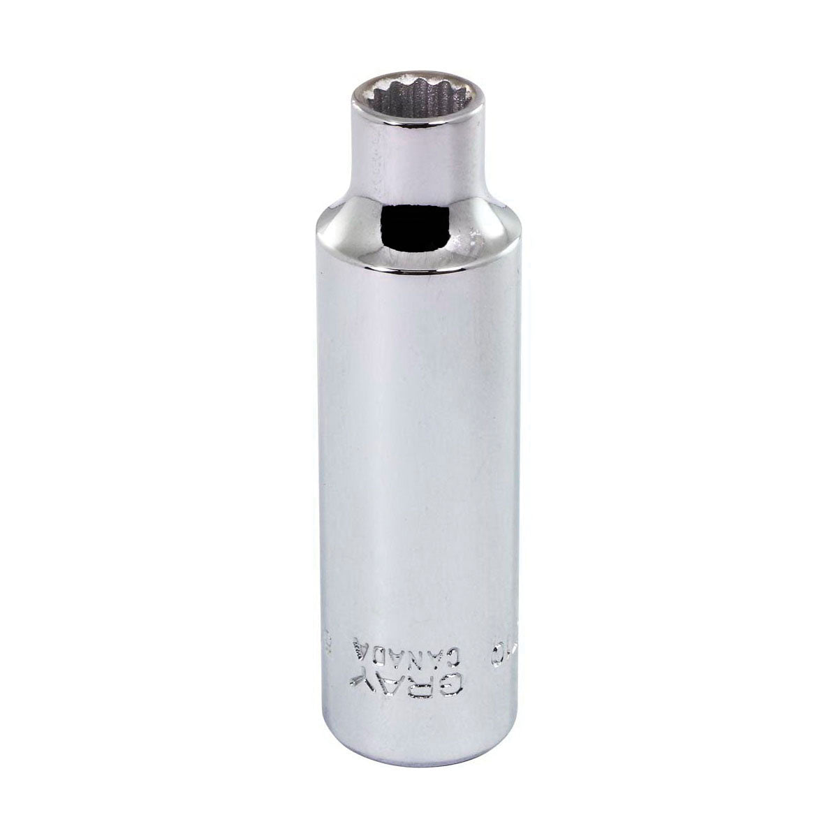 Gray Tools LT10 Deep Socket, Imperial, 3/8 in, 5/16 in Hex Socket, 12 Points