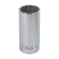 Gray Tools LT28 Deep Socket, Imperial, 3/8 in, 7/8 in Hex Socket, 12 Points