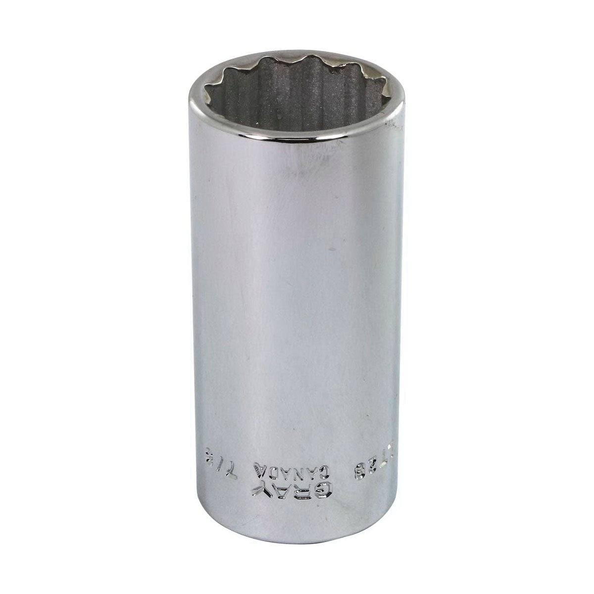 Gray Tools LT28 Deep Socket, Imperial, 3/8 in, 7/8 in Hex Socket, 12 Points