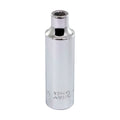 Gray Tools LT8 Deep Socket, Imperial, 3/8 in, 1/4 in Hex Socket, 12 Points