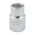 Gray Tools M1214H Standard Socket, Metric, 1/2 in, 14 mm Hex Socket, 6 Points