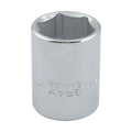 Gray Tools M1221H Standard Socket, Metric, 1/2 in, 21 mm Hex Socket, 6 Points