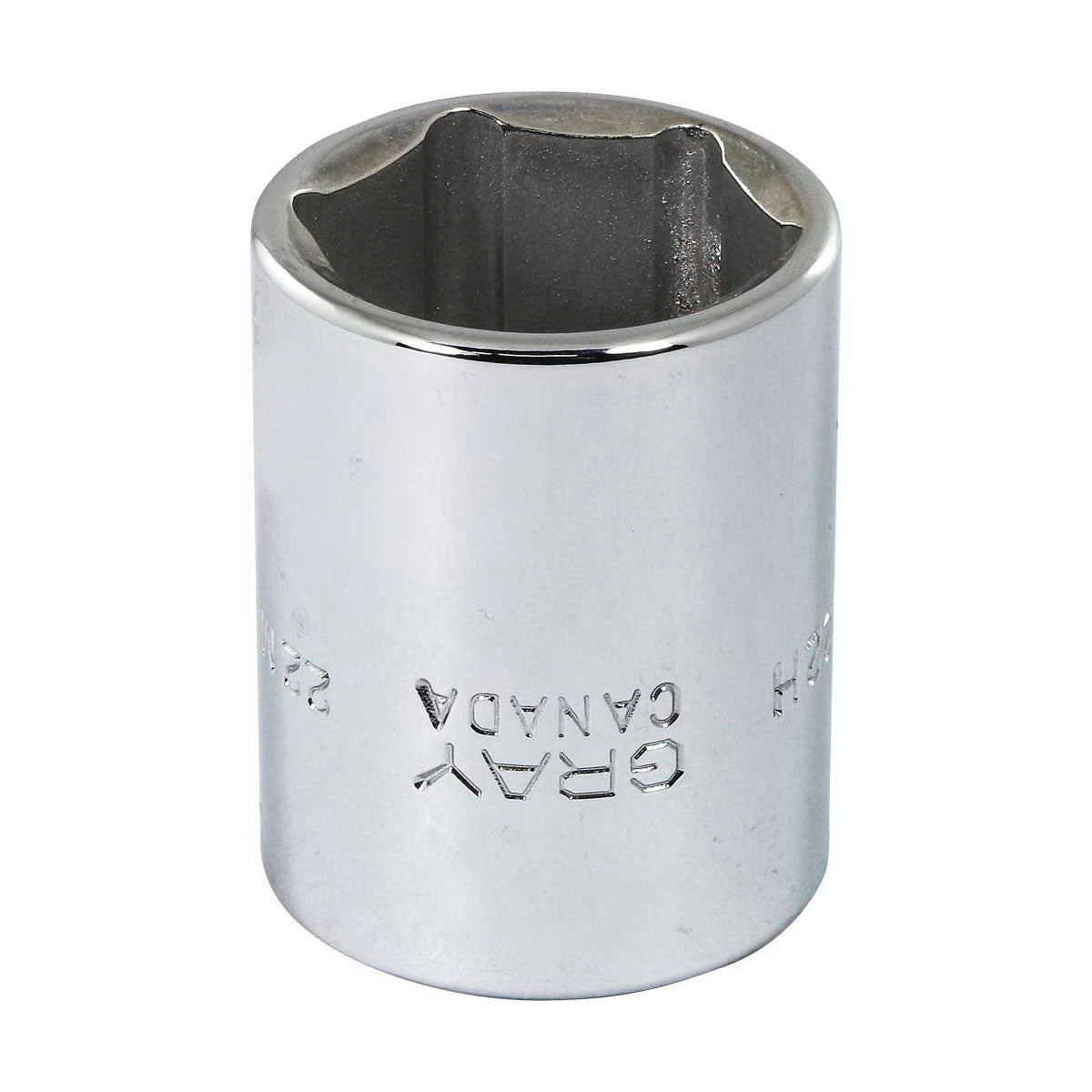 Gray Tools M1222H Standard Socket, Metric, 1/2 in, 22 mm Hex Socket, 6 Points