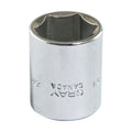 Gray Tools M1223H Standard Socket, Metric, 1/2 in, 23 mm Hex Socket, 6 Points