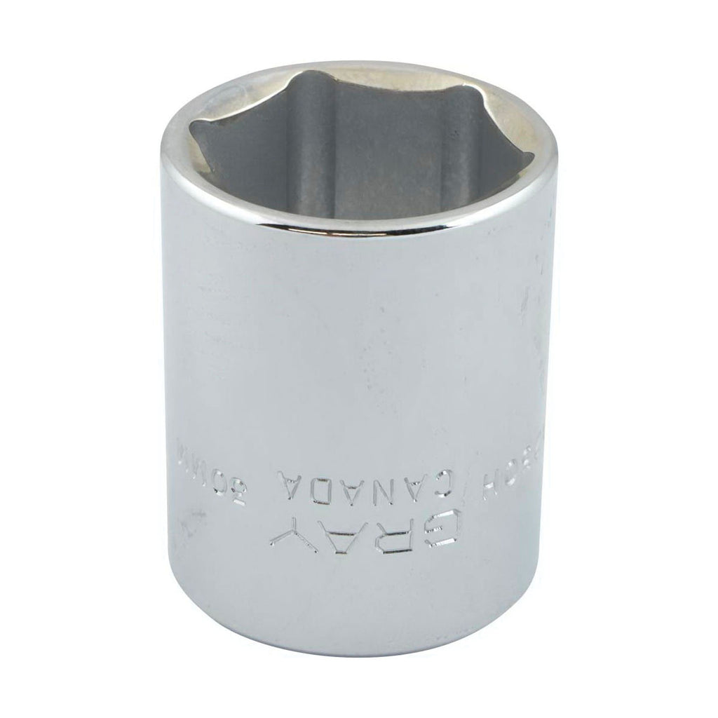Gray Tools M1230H Standard Socket, Metric, 1/2 in, 30 mm Hex Socket, 6 Points