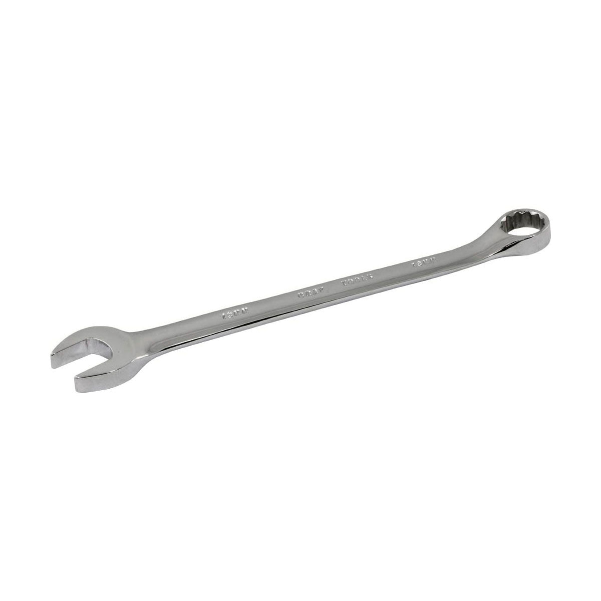 Gray Tools MC13 Combination Wrench, Metric, 13 mm, 12 Points, 15 deg Offset, 178 mm OAL, Polished Chrome, ANSI B107.9