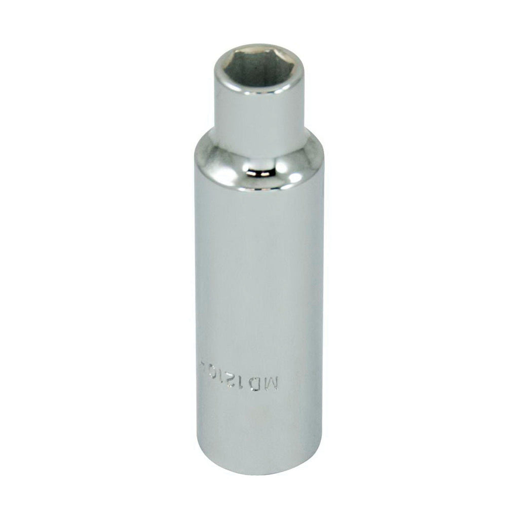Gray Tools MD1210H Deep Socket, Metric, 1/2 in, 10 mm Hex Socket, 6 Points