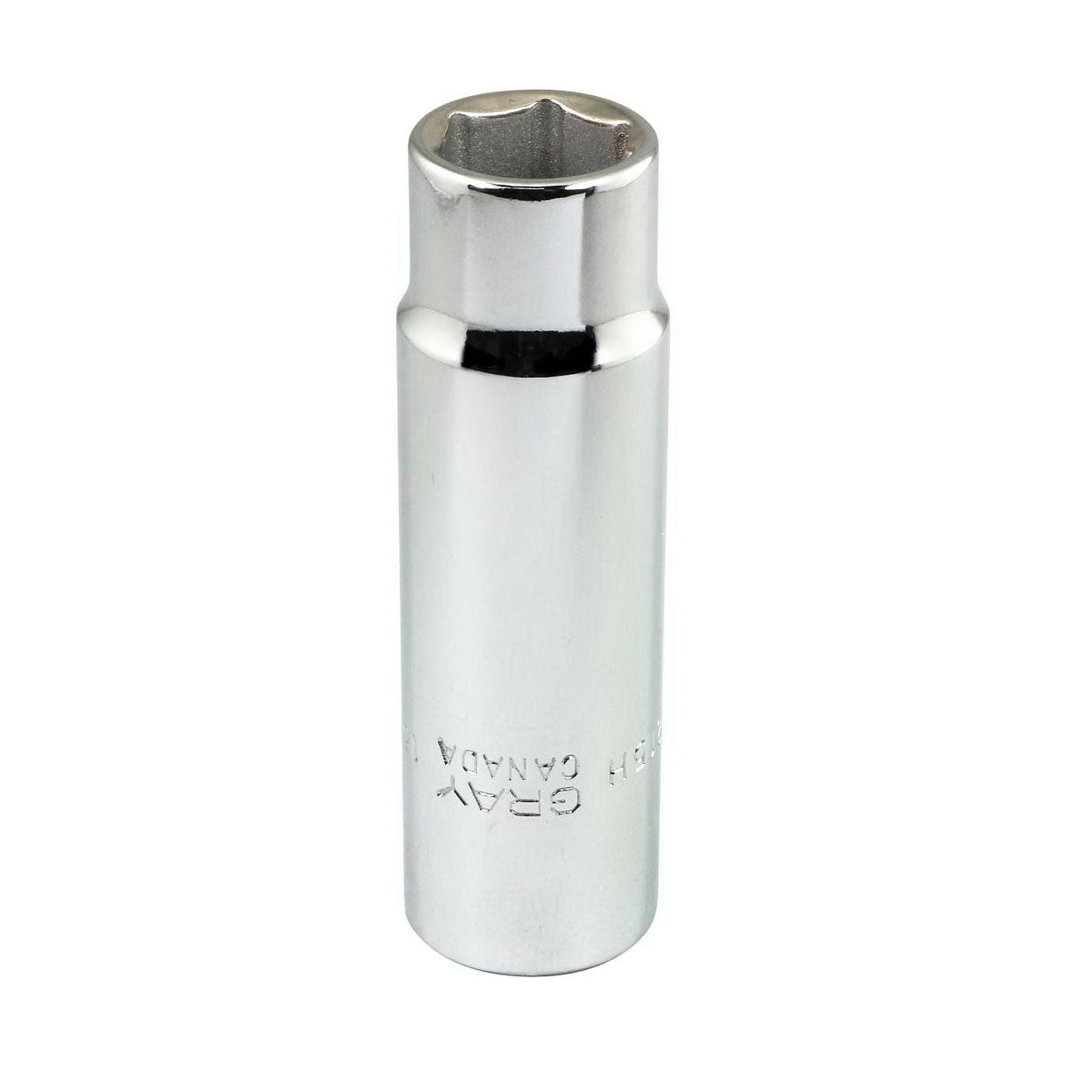 Gray Tools MD1215H Deep Socket, Metric, 1/2 in, 15 mm Hex Socket, 6 Points