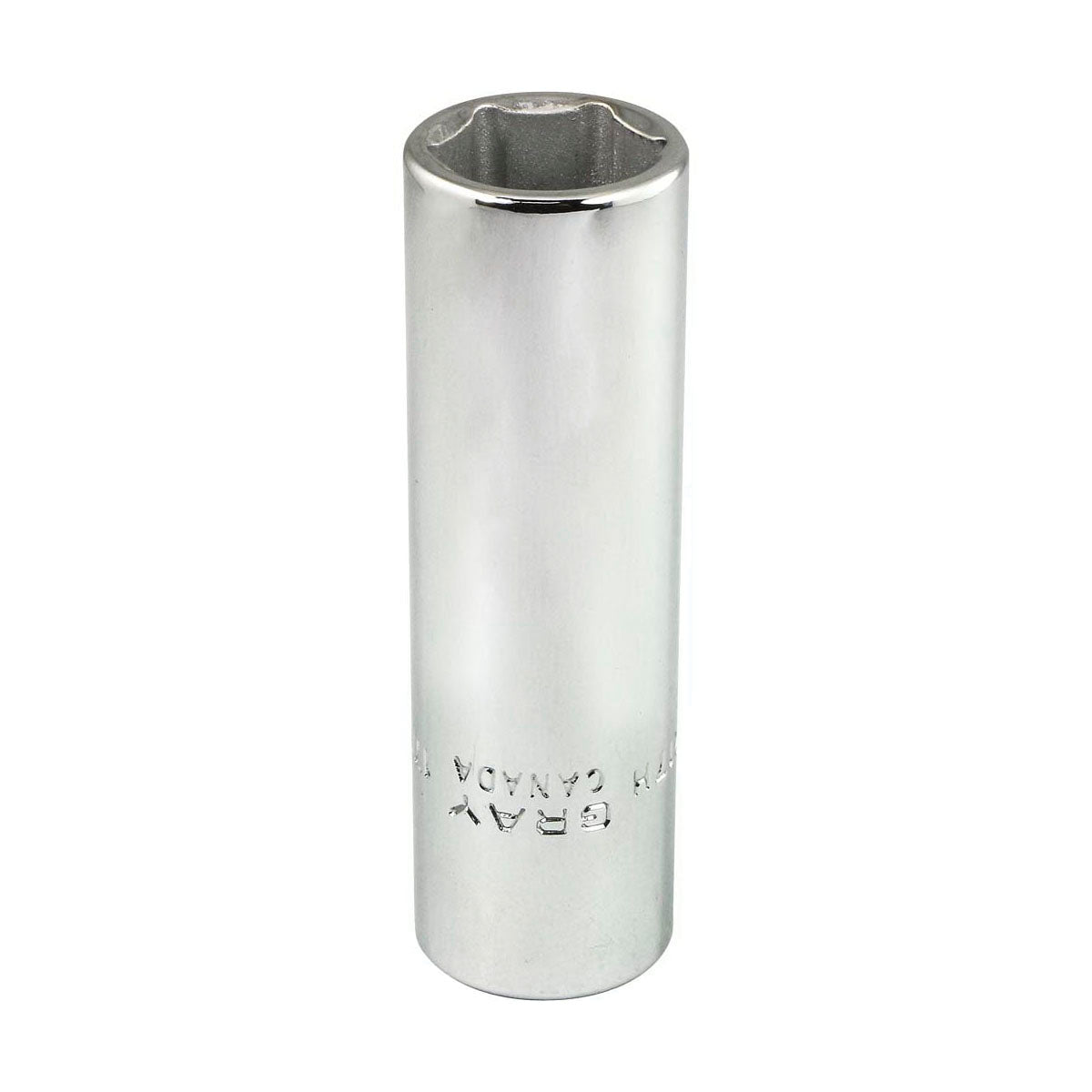 Gray Tools MD1217H Deep Socket, Metric, 1/2 in, 17 mm Hex Socket, 6 Points