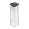 Gray Tools MD1224H Deep Socket, Metric, 1/2 in, 24 mm Hex Socket, 6 Points