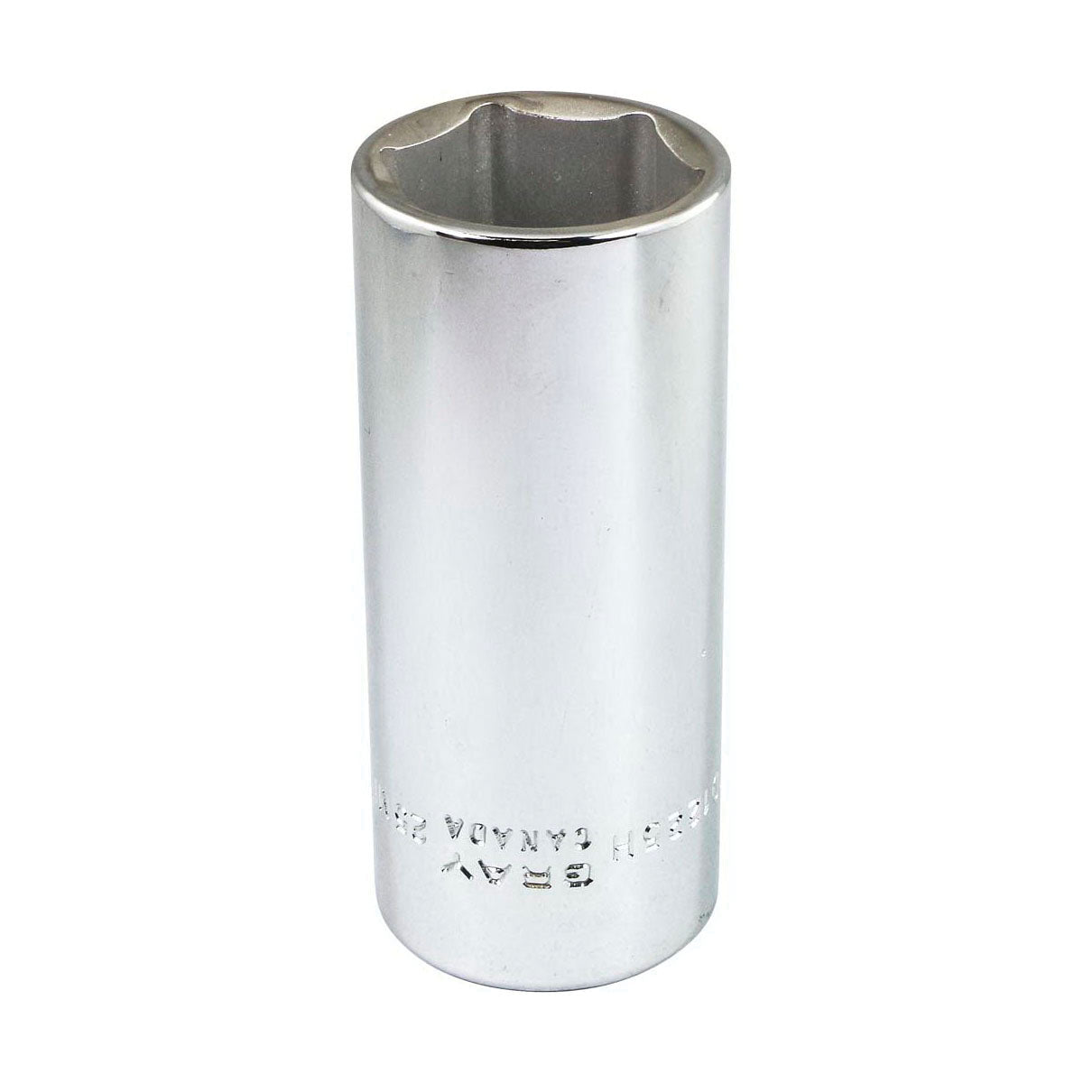 Gray Tools MD1225H Deep Socket, Metric, 1/2 in, 25 mm Hex Socket, 6 Points