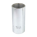 Gray Tools MD1227H Deep Socket, Metric, 1/2 in, 27 mm Hex Socket, 6 Points