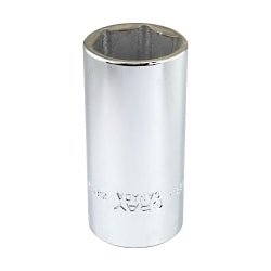 Gray Tools MD1228H Deep Socket, Metric, 1/2 in, 28 mm Hex Socket, 6 Points
