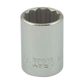 Gray Tools MT16 Standard Socket, Metric, 3/8 in, 16 mm Hex Socket, 12 Points