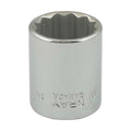 Gray Tools MT18 Standard Socket, Metric, 3/8 in, 18 mm Hex Socket, 12 Points