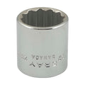 Gray Tools MT20 Standard Socket, Metric, 3/8 in, 20 mm Hex Socket, 12 Points