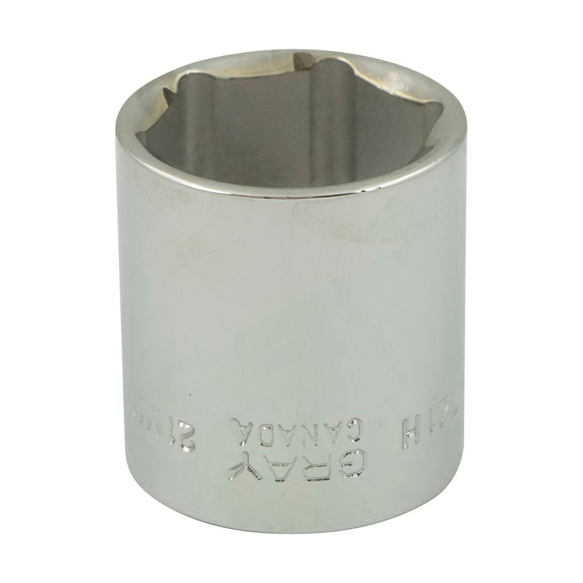 Gray Tools MT21H Standard Socket, Metric, 3/8 in, 21 mm Hex Socket, 6 Points