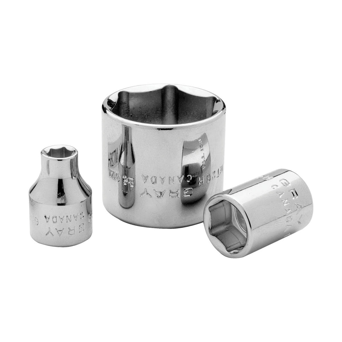 Gray Tools MT17H Standard Socket, Metric, 3/8 in, 17 mm Hex Socket, 6 Points