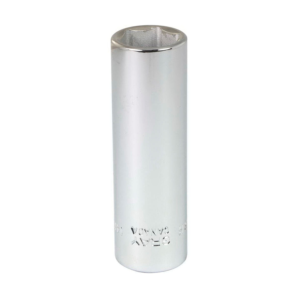 Gray Tools MTL14H Deep Socket, Metric, 3/8 in, 14 mm Hex Socket, 6 Points