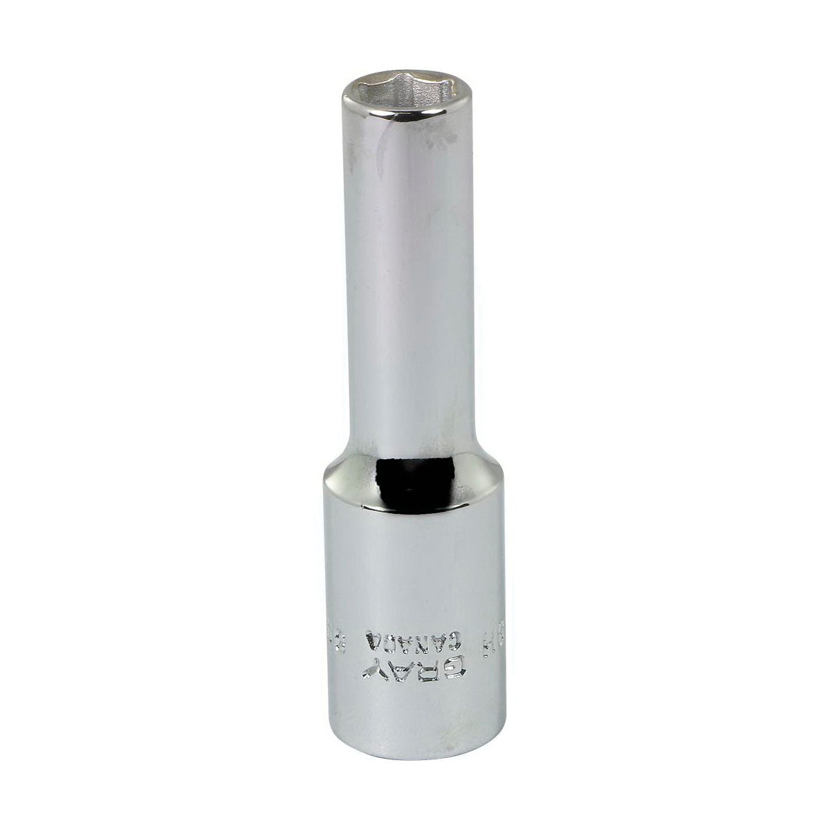Gray Tools MTL8H Deep Socket, Metric, 3/8 in, 8 mm Hex Socket, 6 Points