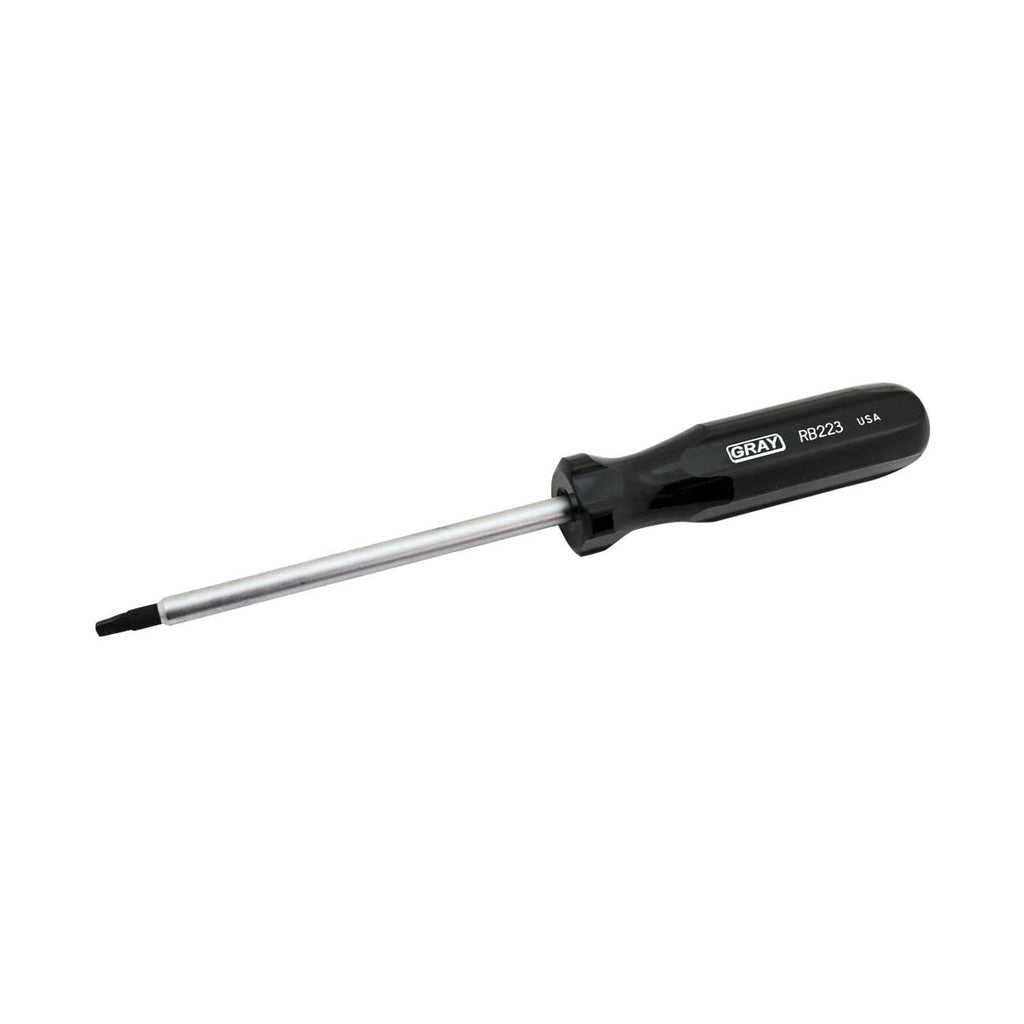 Gray Tools RB223 Extra Long Screwdriver, #3 Square Point, 9-3/4 in OAL, Acetate Handle