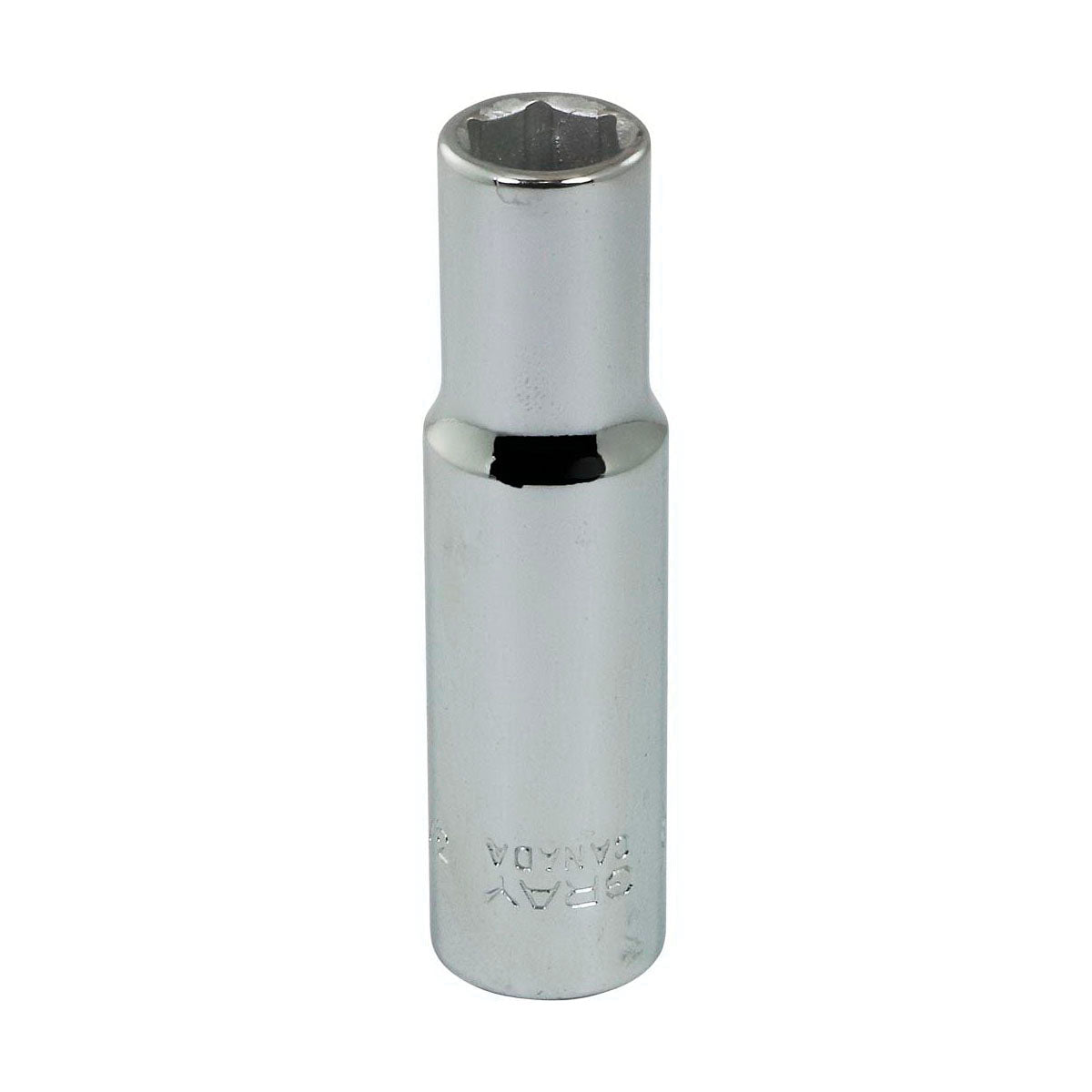 Gray Tools T120 Deep Socket, Imperial, 3/8 in, 3/8 in Hex Socket, 6 Points